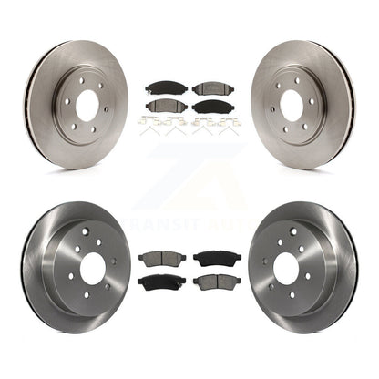 Brake Rotors Semi-Metallic Pad Front Rear Kit For Nissan Frontier Suzuki Equator