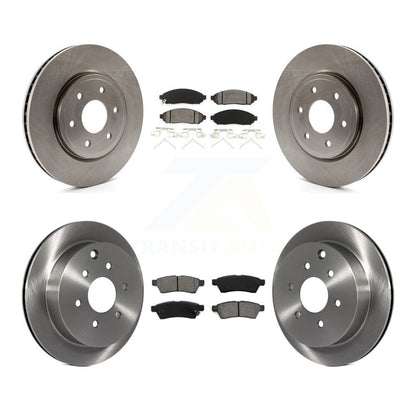 Brake Rotor & Semi-Metallic Pad Front Rear Kit For Nissan Frontier Xterra Suzuki