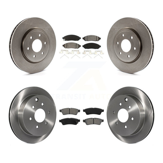 Brake Rotor & Semi-Metallic Pad Front Rear Kit For Nissan Frontier Xterra Suzuki
