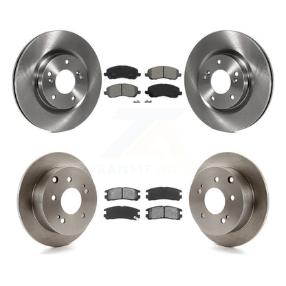 Disc Brake Rotors Semi-Metallic Pad Front Rear Kit For Mitsubishi Eclipse Galant