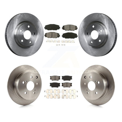 Disc Brake Rotor Semi-Metallic Pad Front Rear Kit For Toyota Matrix Pontiac Vibe