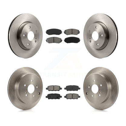 Brake Rotor & Semi-Metallic Pad Front Rear Kit For 2009-2013 Suzuki Grand Vitara