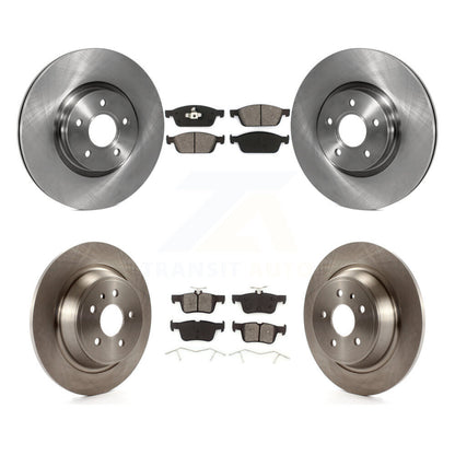 Disc Brake Rotors & Semi-Metallic Pad Front Rear Kit For Ford Escape Lincoln MKC