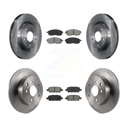 Disc Brake Rotors And Semi-Metallic Pads Front Rear Kit For Nissan Altima