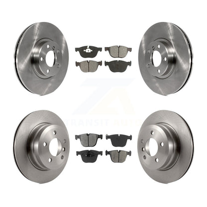 Brake Rotors Semi-Metallic Pad Front Rear Kit For 09 BMW X6 xDrive35i From 10 08