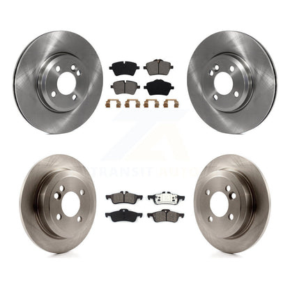 Disc Brake Rotors And Semi-Metallic Pads Front Rear Kit For Mini Cooper