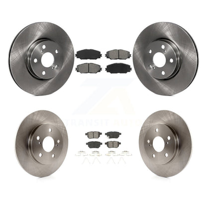 Disc Brake Rotors And Semi-Metallic Pads Front Rear Kit For Toyota Matrix