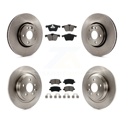 Brake Rotor Semi-Metallic Pad Front Rear Kit For Volvo S60 V60 Cross Country V70