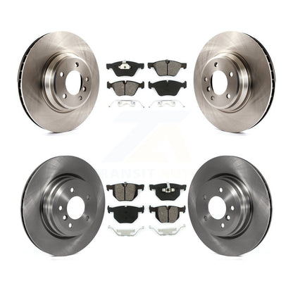 Disc Brake Rotors And Semi-Metallic Pads Front Rear Kit For 2007 BMW 335xi