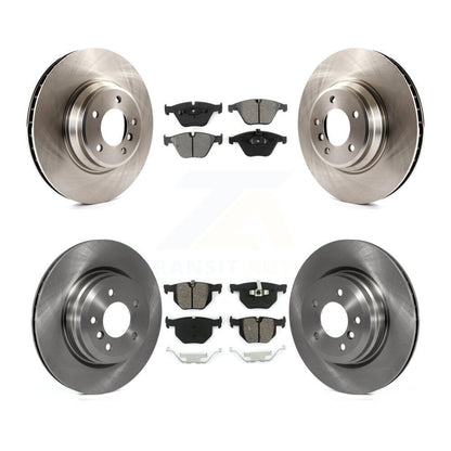 Brake Rotors Semi-Metallic Pad Front Rear Kit For BMW 335i xDrive X1 335xi 335is