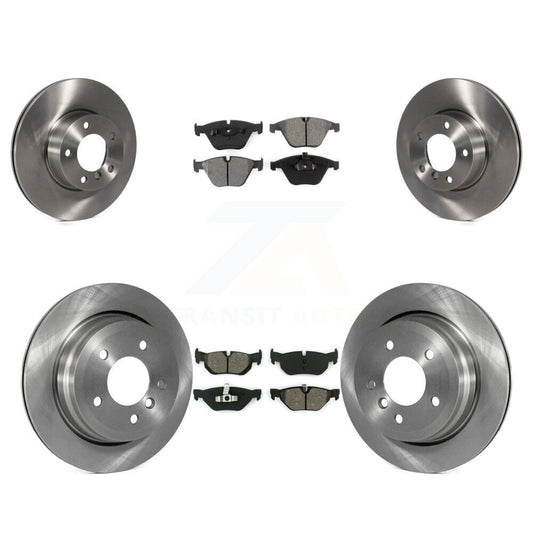 Disc Brake Rotor & Semi-Metallic Pad Front Rear Kit For BMW 328i xDrive X1 328xi