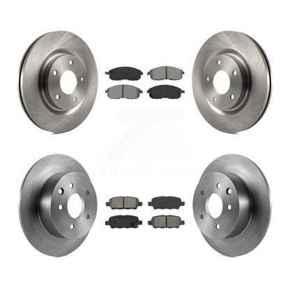 Disc Brake Rotors And Semi-Metallic Pads Front Rear Kit For Nissan Sentra Juke