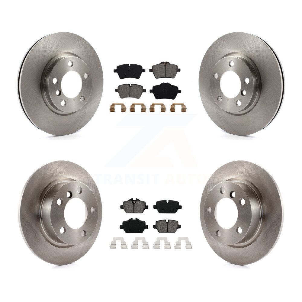 Brake Rotors Semi-Metallic Pad Front Rear Kit For Mini Cooper Countryman Paceman