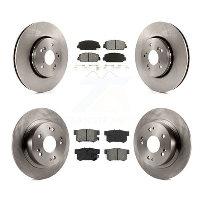 Disc Brake Rotors And Semi-Metallic Pads Front Rear Kit For 2016 Acura ILX
