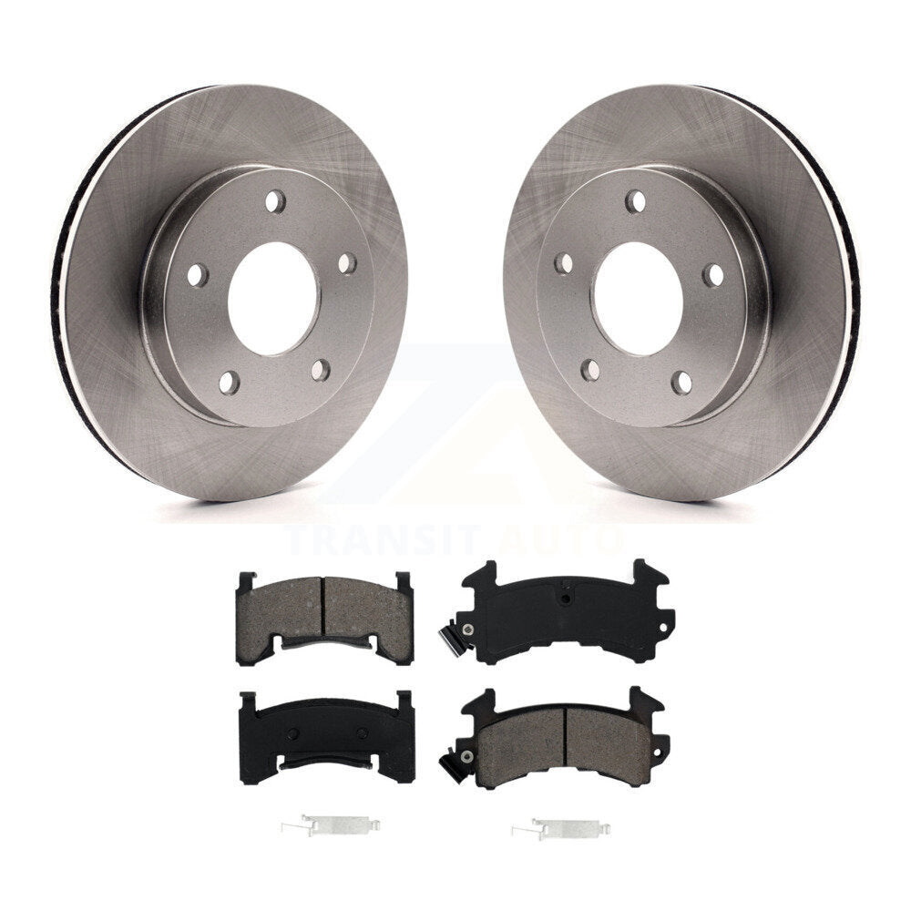 Disc Brake Rotors Semi-Metallic Pad Rear Kit For Cadillac Eldorado Buick Riviera