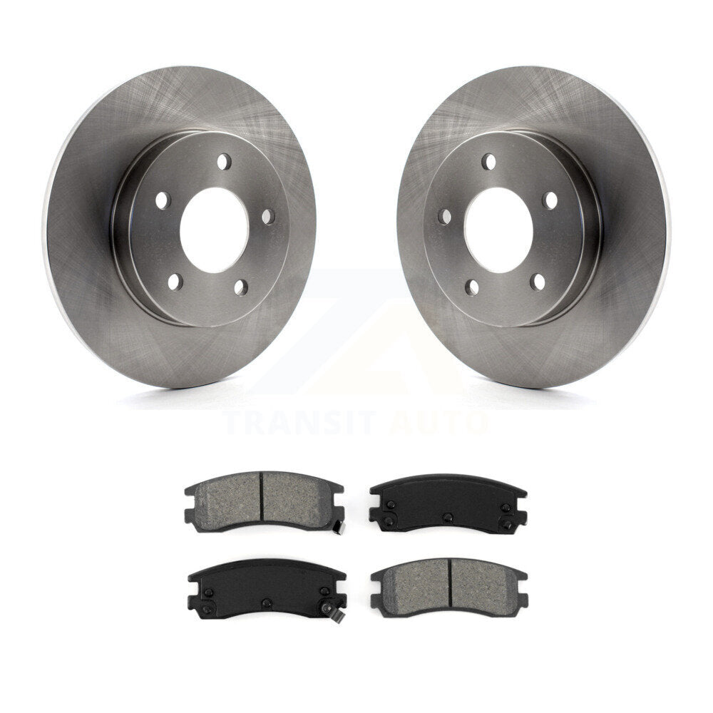 Brake Rotors Semi-Metallic Pad Rear Kit For Cadillac DeVille Buick Eldorado Park