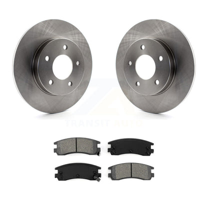 Brake Rotors Semi-Metallic Pad Rear Kit For Cadillac DeVille Buick Eldorado Park