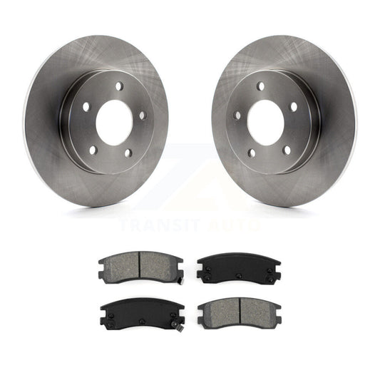 Brake Rotors Semi-Metallic Pad Rear Kit For Cadillac DeVille Buick Eldorado Park