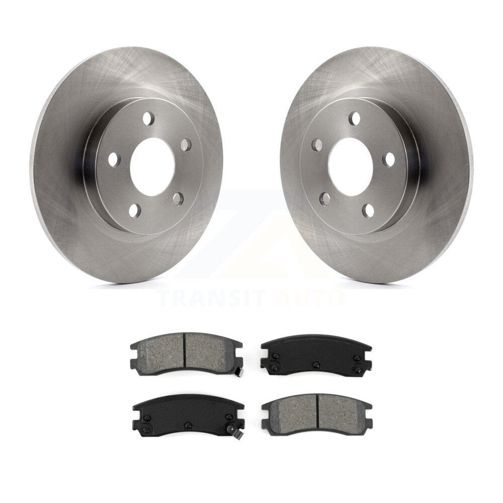 Brake Rotor & Semi-Metallic Pad Rear Kit For Cadillac DeVille Seville Buick Park