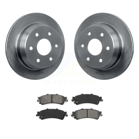 Brake Rotor & Semi-Metallic Pad Rear Kit For Chevrolet GMC Silverado 1500 Sierra