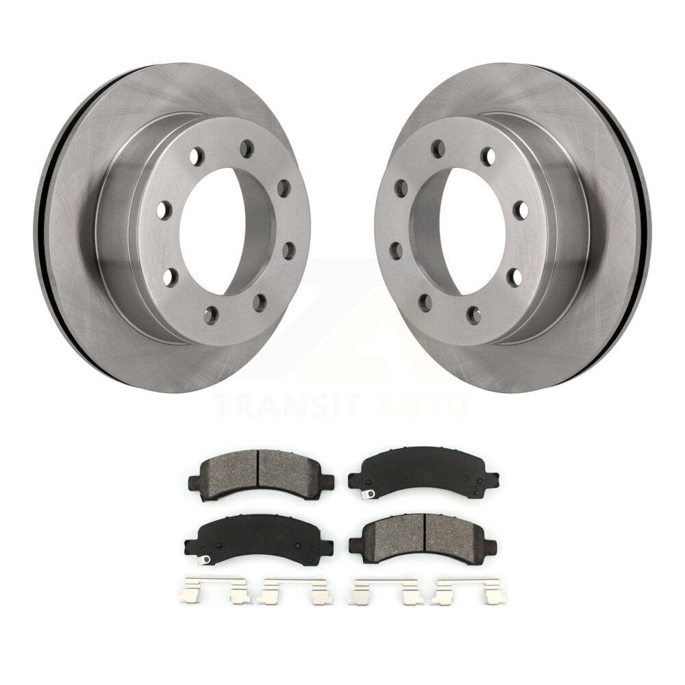 Brake Rotor And Semi-Metallic Pad Rear Kit For GMC Chevrolet Savana 2500 Express