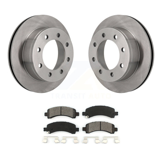 Brake Rotor And Semi-Metallic Pad Rear Kit For GMC Chevrolet Savana 2500 Express