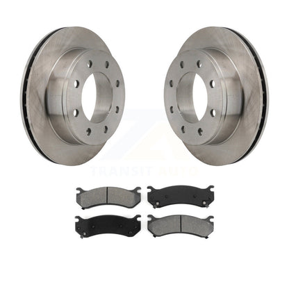 Brake Rotor & Semi-Metallic Pad Rear Kit For Chevrolet GMC Sierra 2500 HD Hummer