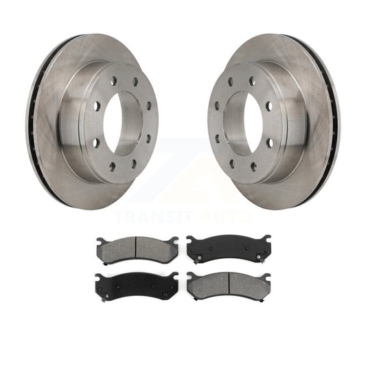 Brake Rotor & Semi-Metallic Pad Rear Kit For Chevrolet GMC Sierra 2500 HD Hummer