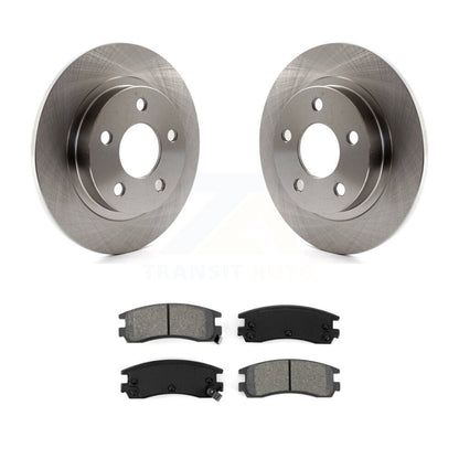 Brake Rotor Semi-Metallic Pad Rear Kit For Buick LeSabre Pontiac Bonneville Park
