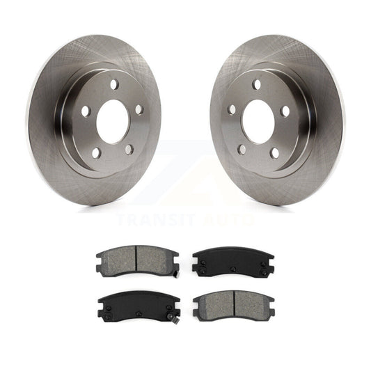 Brake Rotor Semi-Metallic Pad Rear Kit For Buick LeSabre Pontiac Bonneville Park