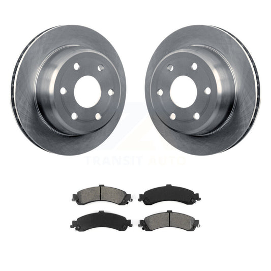 Brake Rotor & Semi-Metallic Pad Rear Kit For Chevrolet GMC Silverado 1500 Sierra