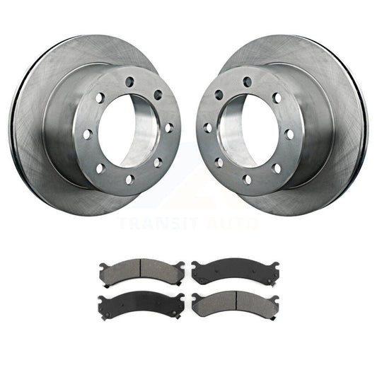 Brake Rotor & Semi-Metallic Pad Rear Kit For Chevrolet GMC Silverado 3500 Sierra
