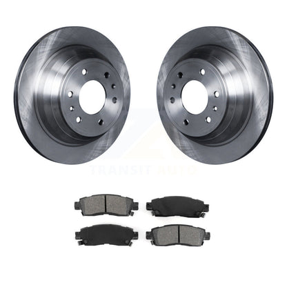 Brake Rotors & Semi-Metallic Pad Rear Kit For Chevrolet GMC Trailblazer Envoy XL