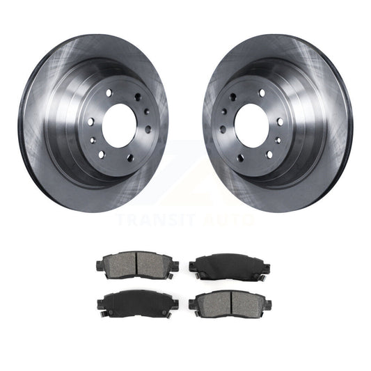 Brake Rotors & Semi-Metallic Pad Rear Kit For Chevrolet GMC Trailblazer Envoy XL