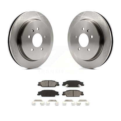 Disc Brake Rotors And Semi-Metallic Pads Rear Kit For Cadillac CTS STS