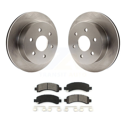 Brake Rotor And Semi-Metallic Pad Rear Kit For GMC Savana 2500 Chevrolet Express