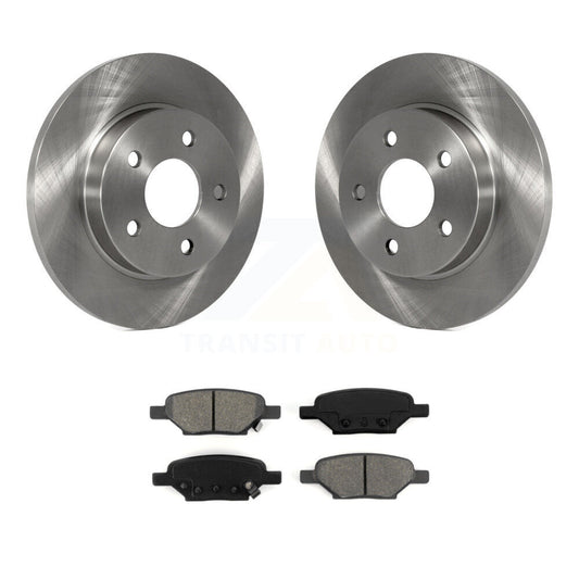 Brake Rotor Semi-Metallic Pad Rear Kit For Chevrolet Malibu Pontiac Cobalt G5 G6