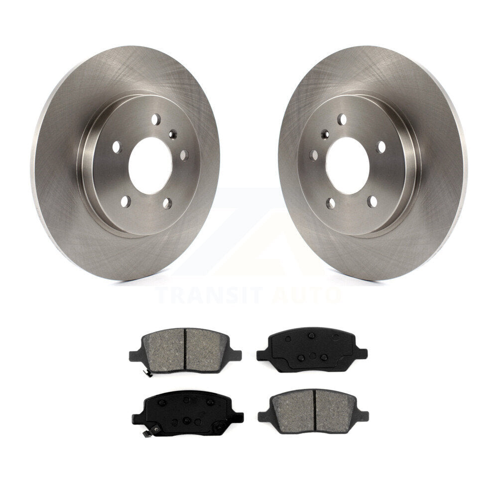 Brake Rotors & Semi-Metallic Pad Rear Kit For Pontiac Montana Chevrolet Uplander