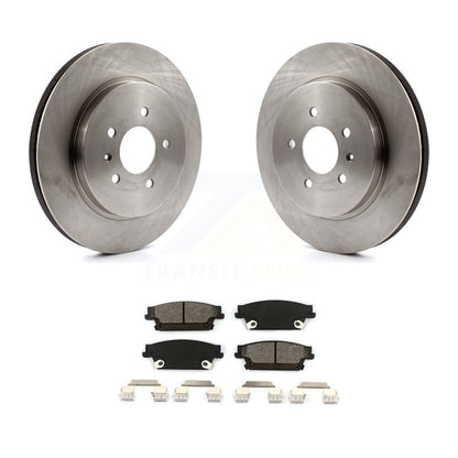 Disc Brake Rotors And Semi-Metallic Pads Rear Kit For Cadillac CTS STS