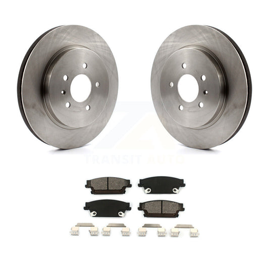 Disc Brake Rotors And Semi-Metallic Pads Rear Kit For Cadillac CTS STS