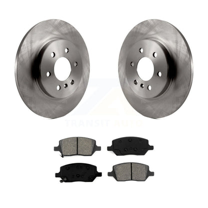Brake Rotors & Semi-Metallic Pad Rear Kit For Pontiac Montana Chevrolet Uplander