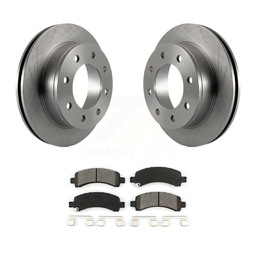 Disc Brake Rotor & Semi-Metallic Pad Rear Kit For GMC Chevrolet Savana 3500 2500