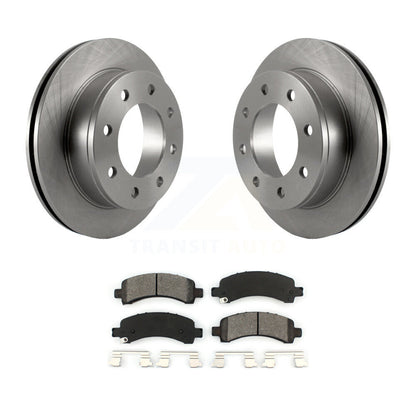 Disc Brake Rotor & Semi-Metallic Pad Rear Kit For GMC Chevrolet Savana 3500 2500