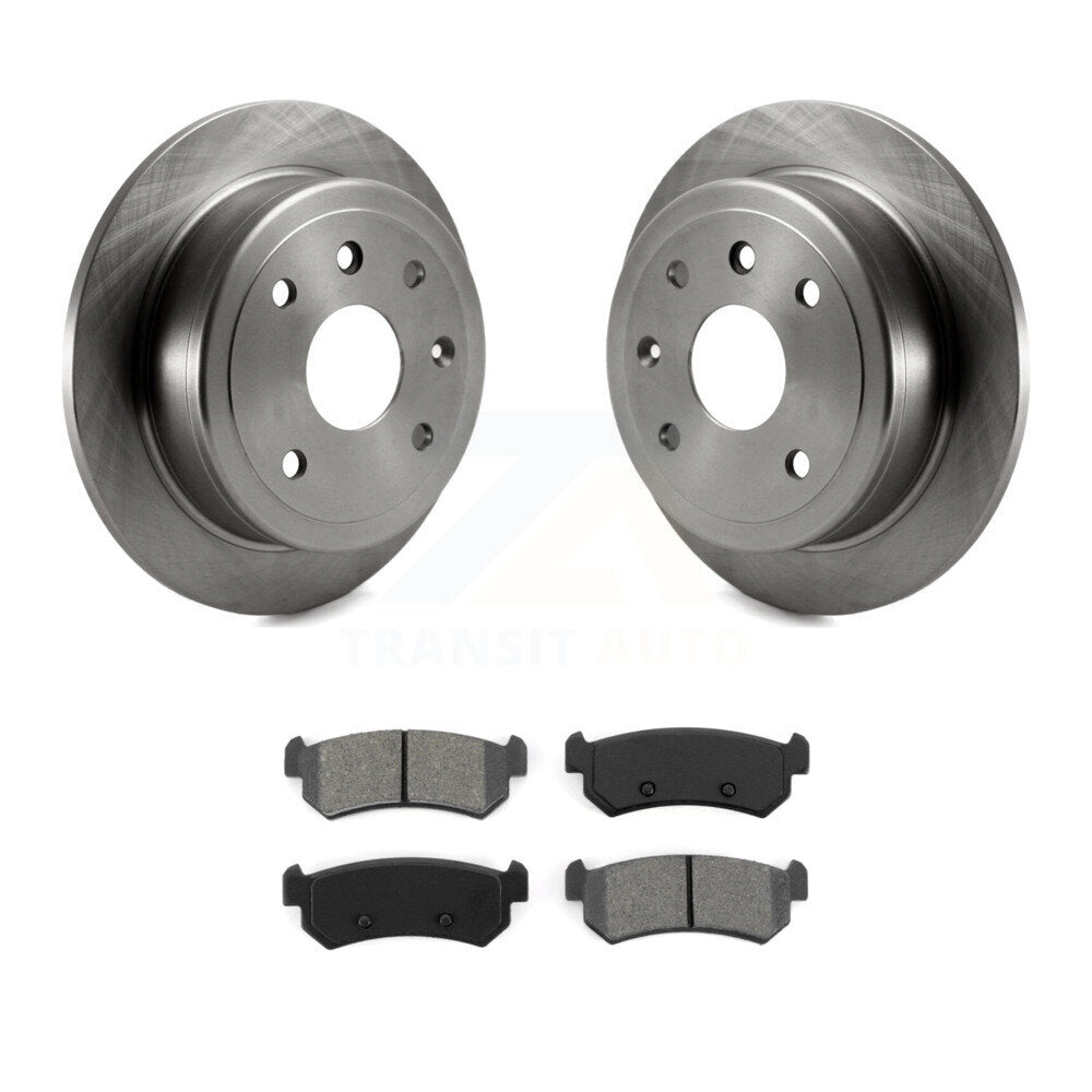 Brake Rotor & Semi-Metallic Pad Rear Kit For Chevrolet Optra Suzuki Forenza Reno