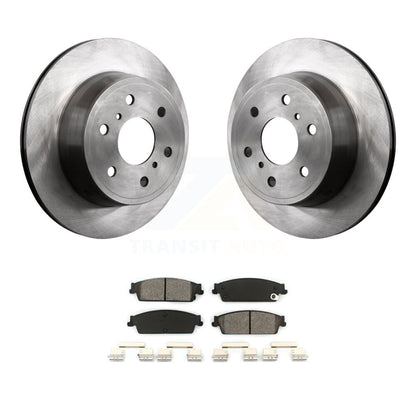 Brake Rotor & Semi-Metallic Pad Rear Kit For Chevrolet GMC Sierra 1500 Silverado