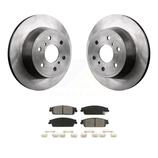 Brake Rotor & Semi-Metallic Pad Rear Kit For Chevrolet GMC Sierra 1500 Silverado