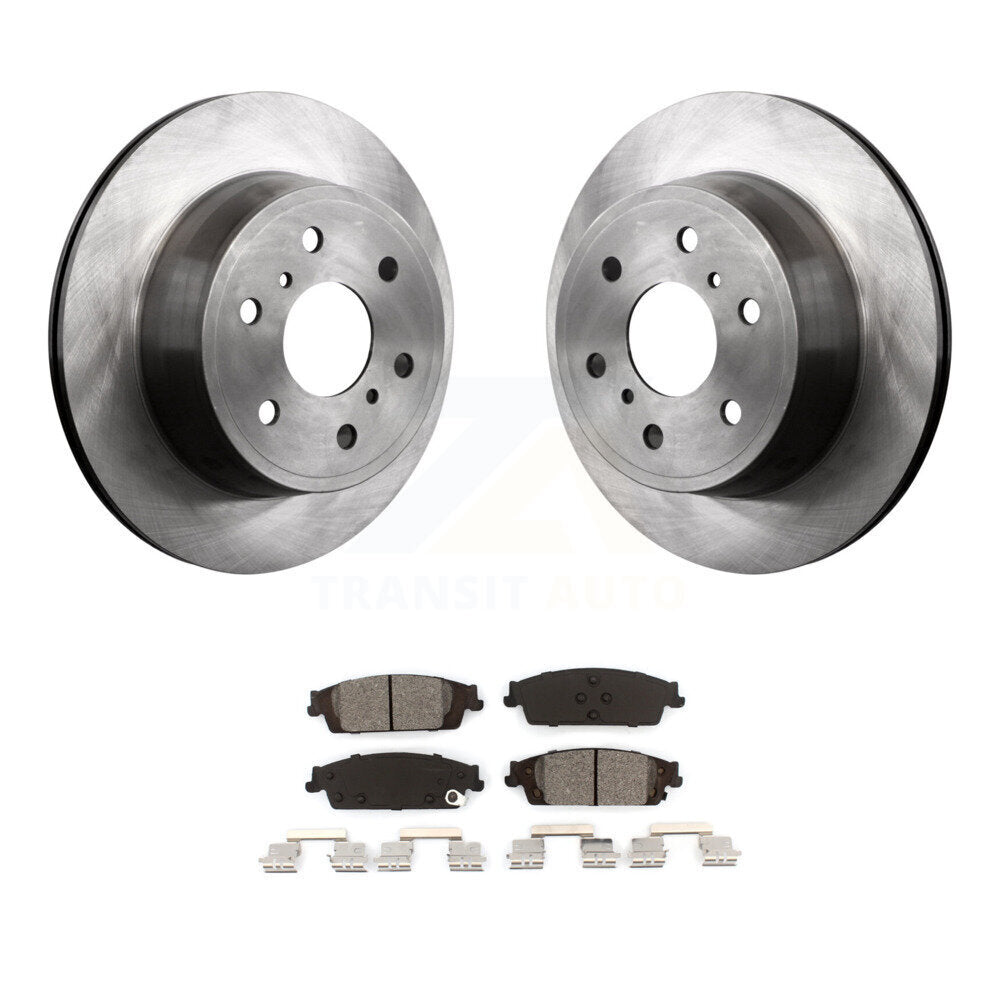 Brake Rotor & Semi-Metallic Pad Rear Kit For Chevrolet GMC Silverado 1500 Sierra