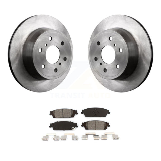 Brake Rotor & Semi-Metallic Pad Rear Kit For Chevrolet GMC Silverado 1500 Sierra