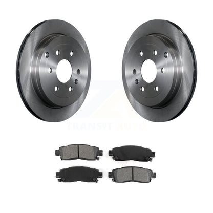 Brake Rotors & Semi-Metallic Pad Rear Kit For GMC Acadia Buick Enclave Chevrolet