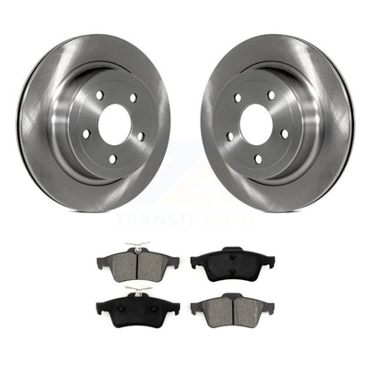 Disc Brake Rotors & Semi-Metallic Pad Rear Kit For 2008-2010 Chevrolet Cobalt SS